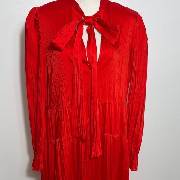 Zara Elegant Red Maxi Dress XL - Picture 3 of 7